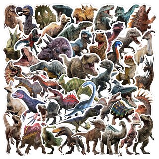 Foto 2 | Foto 2 | 50 Pegatinas De Vinilo Con Forma De Dinosaurio Impermeables Para Bricolaje - Venta Internacional.