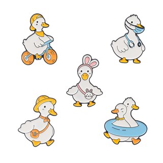 Foto 1 | Foto 1 | Juego De Broches De Aleación De Patos Amarillos Con Dibujos Animados De Bonito Pato - Venta Internacional.