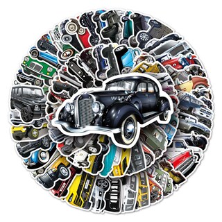 Foto 2 | Foto 2 | Paquete De Pegatinas Para Coches Clásicos 102 Unidades Diseño Retro Vintage Todoterreno - Venta Internacional.