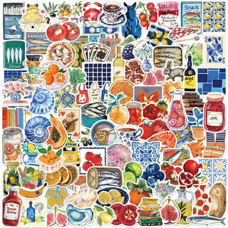 Foto 1 | Foto 1 | Paquete De Pegatinas Mediterranean Tomato 50 Unidades De Vinilo Impermeable - Venta Internacional.