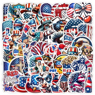Foto 1 | Foto 1 | Paquete De Pegatinas Del Día De La Independencia De Los Estados Unidos 50 Unidades De Vinilo - Venta Internacional.