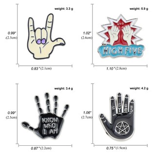 Foto 2 | Foto 2 | Blusa De Aleación Estilo Punk Rock Con Forma De Broche - Venta Internacional.