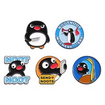 Set De Broches Con Forma De Pingüino Con Dibujos Animados Gracioso Animal Con Forma De Pingüino - Venta Internacional.
