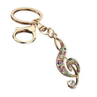 Foto 1 | Foto 1 | Llavero Con Notas Musicales De Lujo Con Diamantes De Imitación De Colores Zinc A - Venta Internacional.