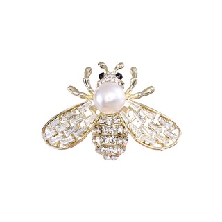 Foto 1 | Foto 1 | Broche Con Forma De Abeja De Lujo Con Perlas Y Alas De Cristal - Venta Internacional.