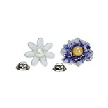 Set De Broches Creative Girasol Y Azul Para Mujer - Venta Internacional.