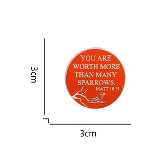 Foto 4 | Foto 4 | Broche De Aleación You Are Vales Más Que Muchos Gorriones - Venta Internacional.