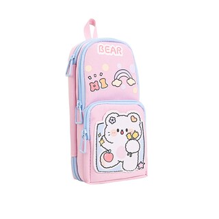 Foto 1 | Foto 1 | Estuche Para Lápices Bonito Oso De Dibujos Animados Tela Oxford De Gran Capacidad - Venta Internacional.