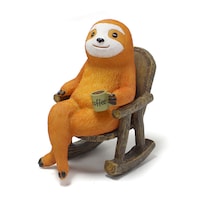 Mecedora Relajada De Resina Con Forma De Estatua De Perezoso Para Decoración De Jardín - Venta Internacional.