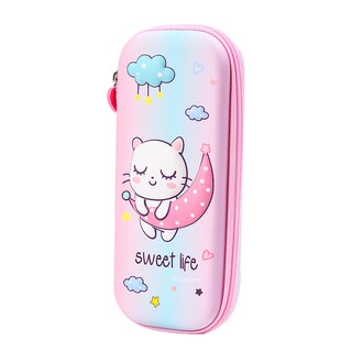 Foto 1 | Foto 1 | Estuche Para Lápices Eva Con Forma De Gato Con Dibujos Animados Gran Capacidad 22 Cm Rosa - Venta Internacional.