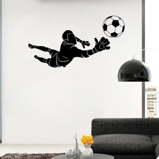 Foto 1 | Foto 1 | Adhesivos De Pared Con Diseño De Silueta Deportiva De Portero De Fútbol - Venta Internacional.