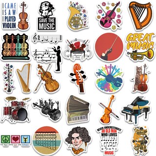 Foto 2 | Foto 2 | Paquete De Pegatinas Con Teclado De Dibujos Animados Con Temática De Piano 50 Unidades - Venta Internacional.