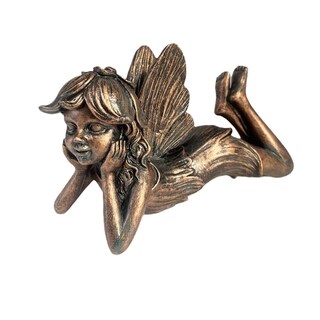 Foto 1 | Foto 1 | Estatua De Jardín De Resina Con Forma De Hada Tumbada 9 8 X 17 5 Cm 295 G - Venta Internacional.