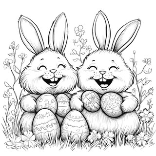 Foto 3 | Foto 3 | Adhesivos De Pared Con Diseño De Conejo De Pascua Autoadhesivos En Blanco Y Negro - Venta Internacional.