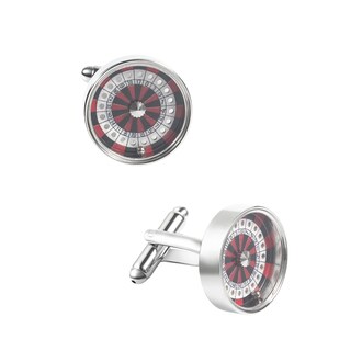 Foto 1 | Foto 1 | Cuff Links Diseño De Rueda De Ruleta Cobre 19 5 Mm × 19 5 Mm - Venta Internacional.