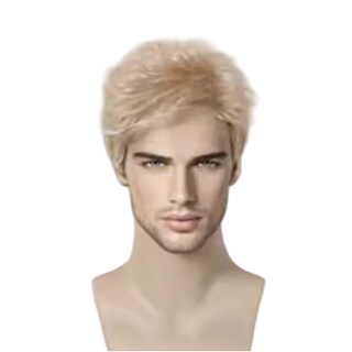 Foto 1 | Foto 1 | Peluca Genérica Para Cosplay Corta Rubia Sintética Para Hombre - Venta Internacional.
