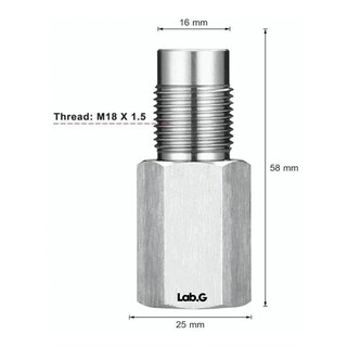 Foto 2 | Foto 2 | Mini Catalizador Lab.g Sensor De Oxigeno Apaga Codigo P0420 P0430 Plata