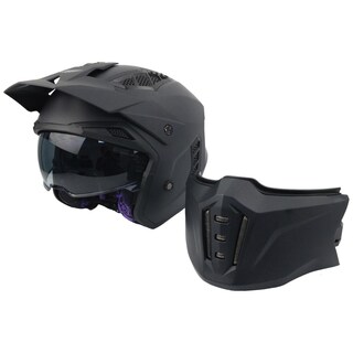 Foto 2 | Foto 2 | Casco Bkr Phantom Negro Mate Modular Svs Negro