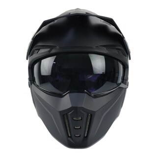Foto 6 | Foto 6 | Casco Bkr Phantom Negro Mate Modular Svs Negro