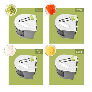 Foto 4 | Foto 4 | Cortador De Verduras Multifunción Con Manivela Para Cortar Verduras De Forma Segura - Venta Internacional.