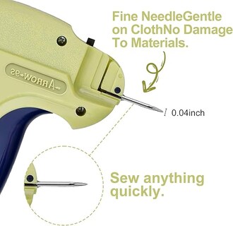 Foto 2 | Foto 2 | Pistola Para Etiquetar Ropa Pistola Para Coser Con Agujas Y Cierres Color Verde - Venta Internacional.