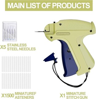 Foto 5 | Foto 5 | Pistola Para Etiquetar Ropa Pistola Para Coser Con Agujas Y Cierres Color Verde - Venta Internacional.