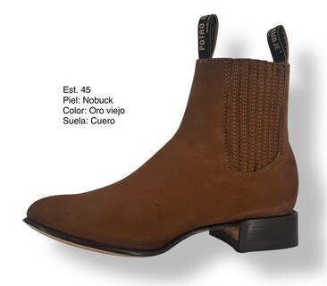 Foto 2 | Foto 2 | Botín Charro Potro Salvaje Piel Nobuck para Hombre