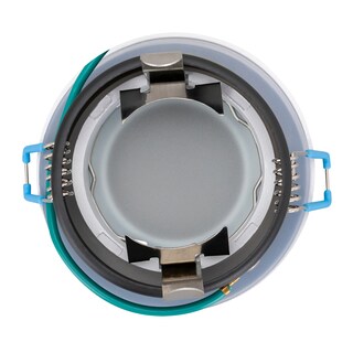 Foto 5 | Foto 5 | Estevez Luminaria Empotrable Redonda Gx5.3 Ip44 – Blanca Ø83 Mm