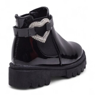 Foto 2 | Foto 2 | Botines Golden Shoes 0132 Negro Niña Charol