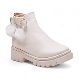 Foto 3 | Foto 3 | Botines Golden Shoes 0136 Latte Niña Casual