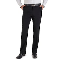 Pantalón De Vestir Yale Sin Pinzas Regular Fit Cintura Ajustable 0342 Negro