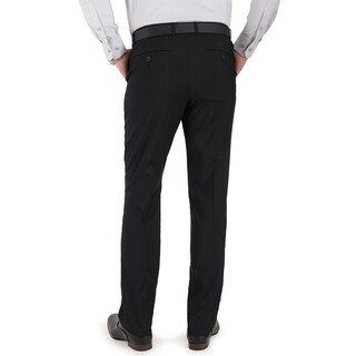 Foto 2 | Foto 2 | Pantalón De Vestir Yale Sin Pinzas Regular Fit Cintura Ajustable 0342 Negro