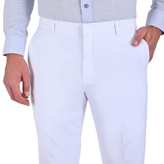 Foto 3 | Foto 3 | Pantalón De Vestir Yale Sin Pinzas Regular Fit 0342 Blanco