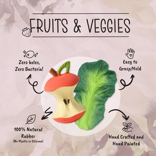 Foto 3 | Foto 3 | Mordedor de Caucho Brócoli para Bebé - Venta Internacional