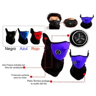 Foto 6 | Foto 6 | Cubre Boca Neopreno Pasamontañas Para Motociclismo Frio