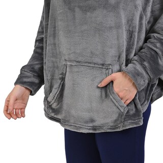 Foto 4 | Foto 4 | Suéter Michel Blanc Gris con Capucha