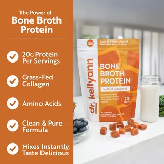 Foto 4 | Foto 4 | Proteína En Polvo De Caldo De Huesos Dr. Kellyann Caramelo Salado 630 G - Venta Internacional.