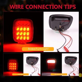 Foto 6 | Foto 6 | Componentes Para Camioneta All Star: Luz Trasera De Freno Estilo Jeep Con 16 Led 12v - Venta Internacional.