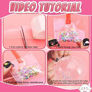 Foto 6 | Foto 6 | Kit De Burbujas Nano Tape Jimcii Pink Para Niños Con Squishy Maker - Venta Internacional.