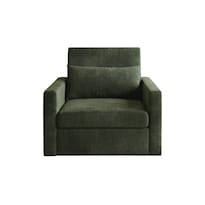 Sofá Cama Individual Reclinable Y Convertible Ilios Innova Sillón 2 En 1 Con Reposapiés Desplegable Diseño Moderno