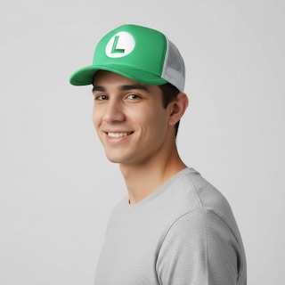 Foto 1 | Foto 1 | Gorra Luigi Ajustable con Visera Curva