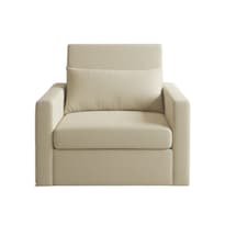 Sofá Cama Individual Reclinable Y Convertible Ilios Innova Sillón 2 En 1 Con Reposapiés Desplegable Diseño Moderno