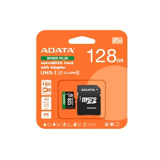 Foto 3 | Foto 3 | Memoria Flash Adata Speed Plus 128gb Microsdxc Uhs-iii Clase 10 Con Adaptador.