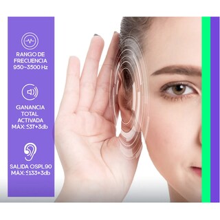 Foto 3 | Foto 3 | Audífono Amplificador Auxiliar Eo Safe Imports Esi-22424 Beige