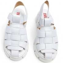 Sandalia Casual para Niña Annik & Caroline Blanco