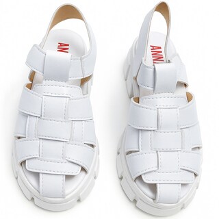 Foto 1 | Foto 1 | Sandalia Casual para Niña Annik & Caroline Blanco