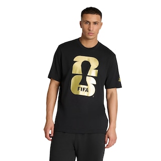 Foto 1 | Foto 1 | Playera Copa Mundial FIFA 2026 Emblema Oficial Adidas Negra para Hombre