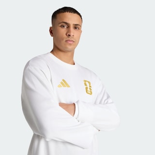 Foto 5 | Foto 5 | Sudadera Copa Mundial Fifa 2026 Emblema Oficial Adidas Blanco para Hombre