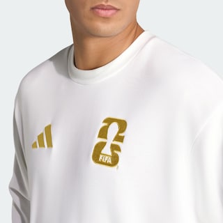 Foto 6 | Foto 6 | Sudadera Copa Mundial Fifa 2026 Emblema Oficial Adidas Blanco para Hombre