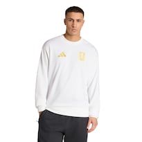 Sudadera Copa Mundial Fifa 2026 Emblema Oficial Adidas Blanca para Hombre